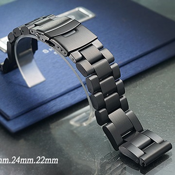 全新 不鏽鋼實心加厚型摺疊扣-金屬錶帶 ( 26mm.24mm.22mm )