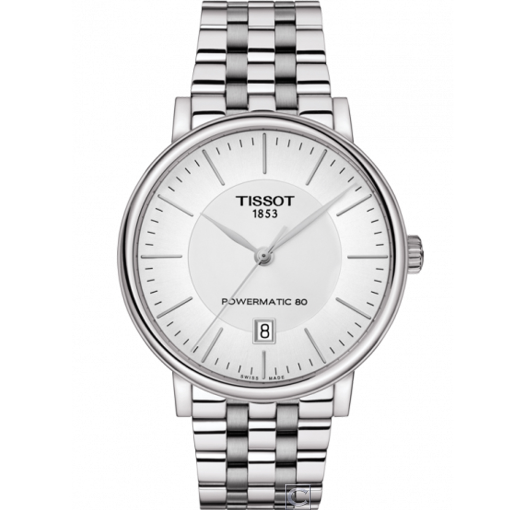 TISSOT天梭CARSON都會品味紳士機械錶(T1224071103100)40mm