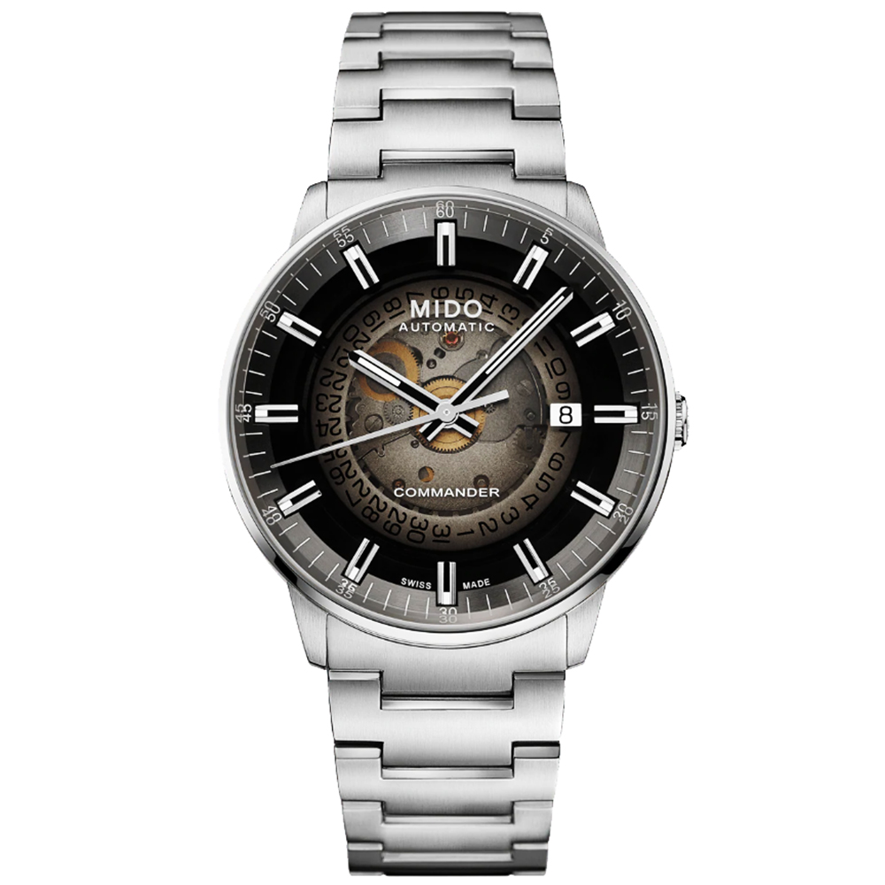 MIDO 美度 COMMANDER 香榭系列漸層機械錶-40mm M0214071141100
