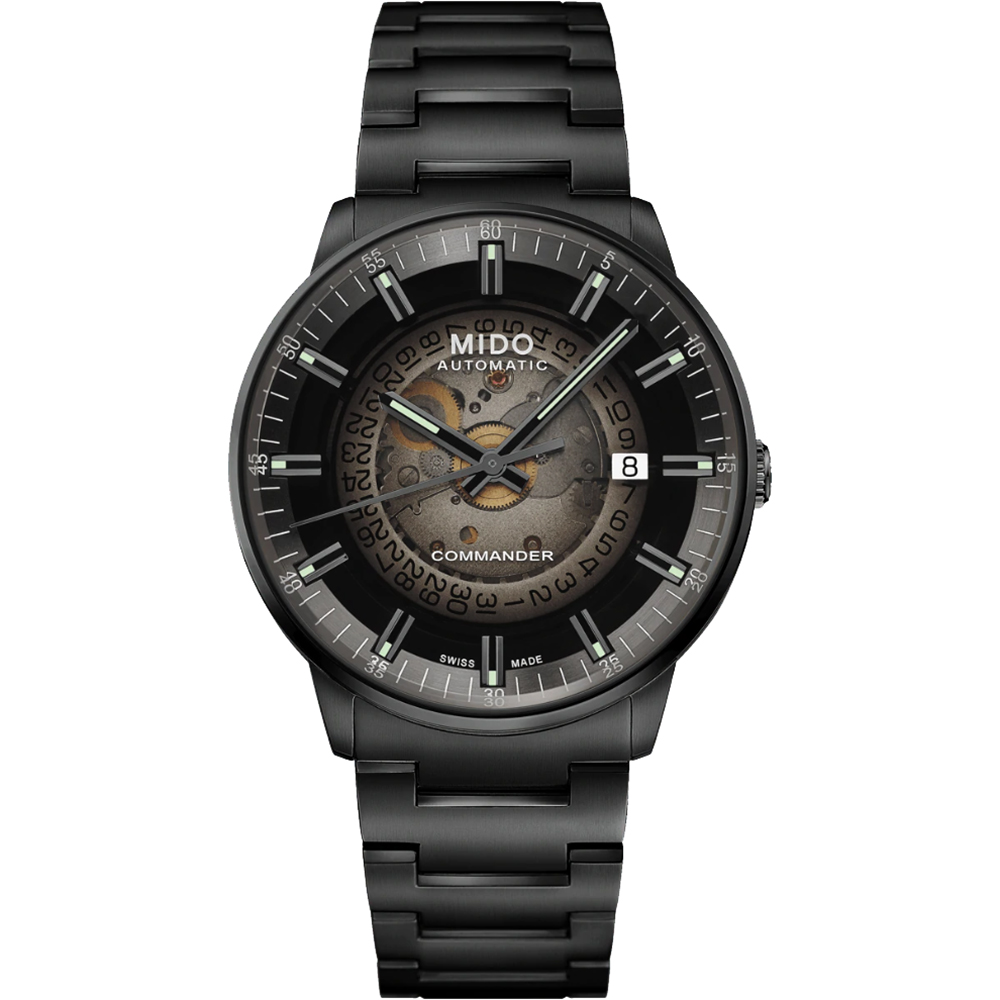 MIDO 美度 COMMANDER 香榭系列漸層機械錶-40mm M0214073341100