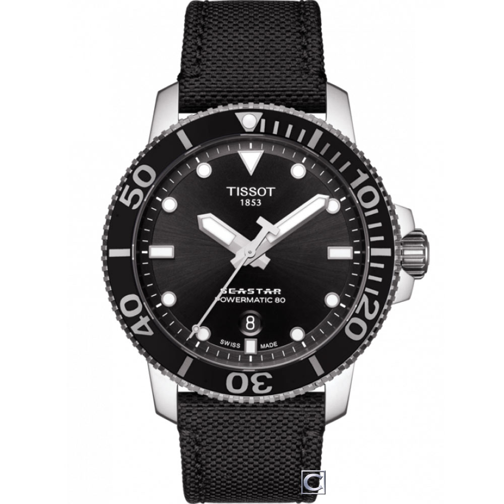 TISSOT 天梭 SEASTAR 1000海星潛水機械錶(T1204071705100)43mm