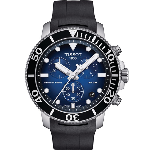 TISSOT Seastar 海星300米潛水錶(T1204171704100)