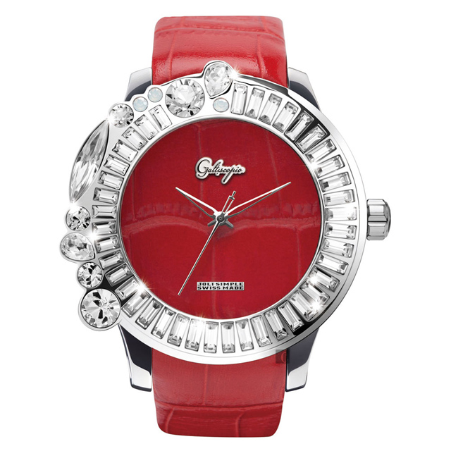 Galtiscopio迦堤 Joli Simple 祖利系列手錶-紅/50mm JSSS001RLS