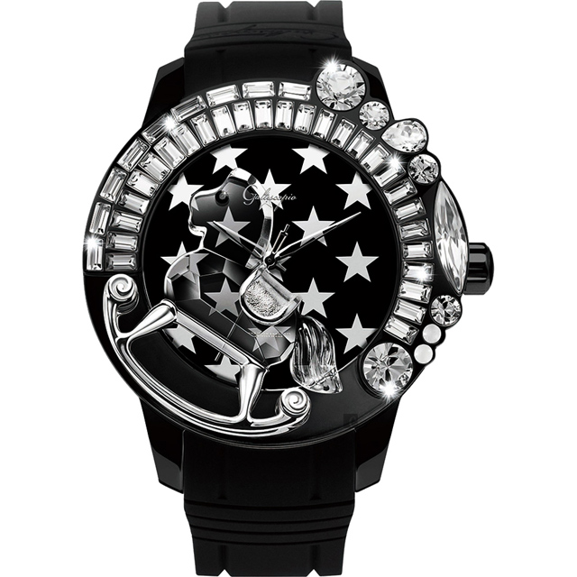 Galtiscopio迦堤 夢幻星際系列星空手錶-黑/50mm LG1BZS001BRS