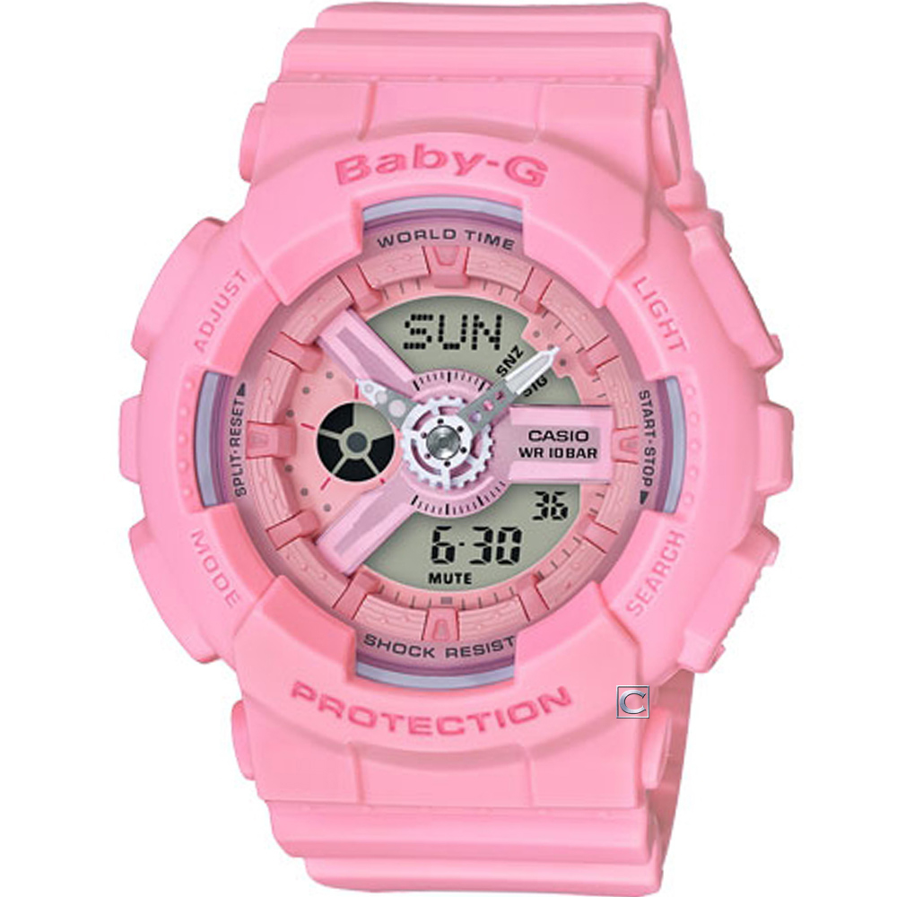 BA-110-4A1 粉紅 BABY-G Pink Color Series 粉嫩氣息運動錶