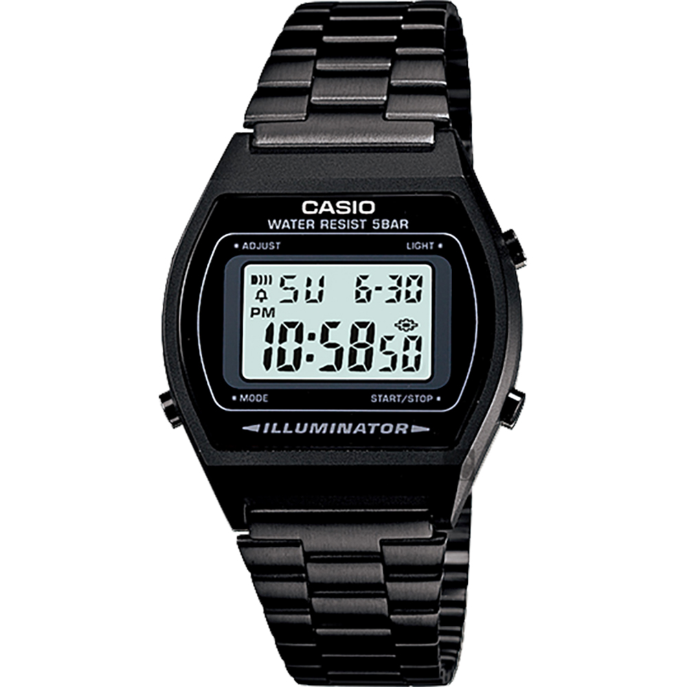 CASIO 卡西歐 經典標準電子錶-黑 B-640WB-1A