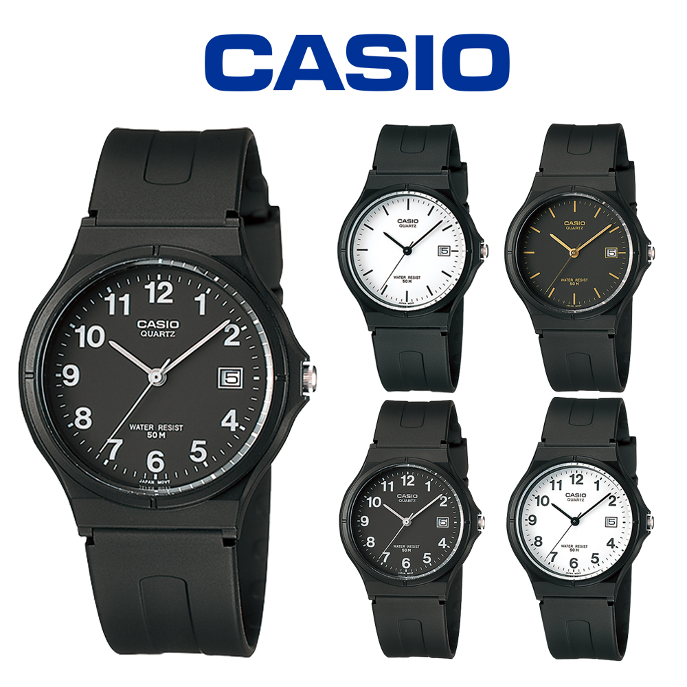 CASIO 卡西歐 MW-59 極簡時尚經典指針日期中性錶