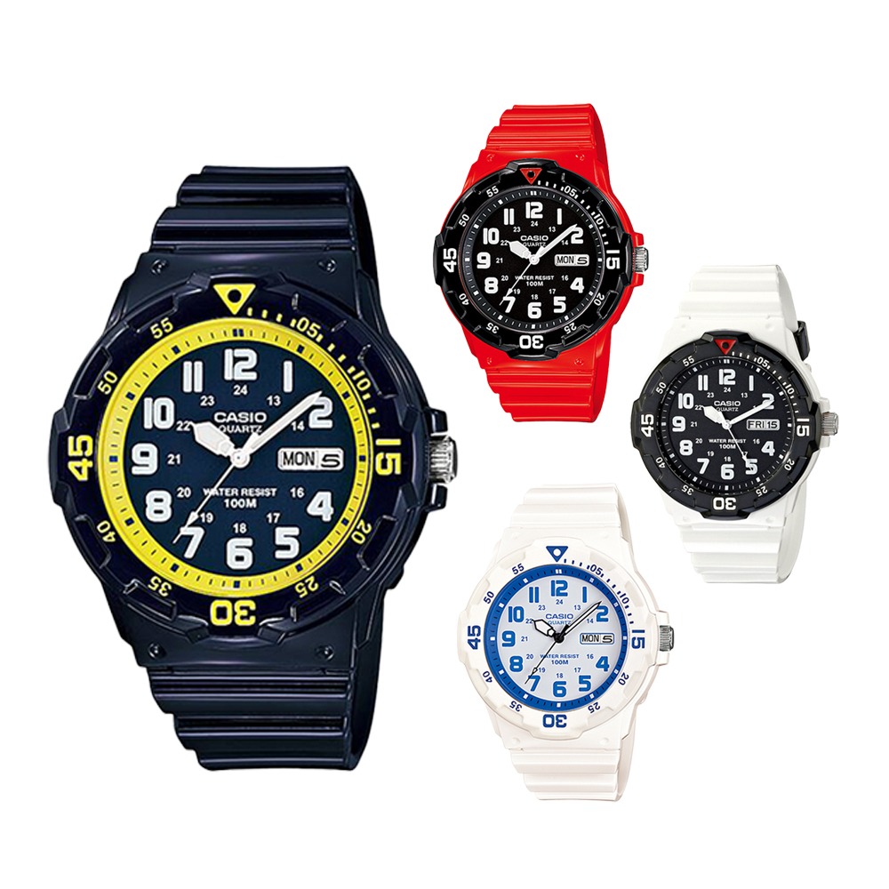 CASIO 卡西歐 MRW-200HC 時尚色彩系列防水運動手錶
