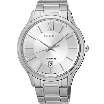 SEIKO 精工 城市簡約美學時尚手錶-銀/42mm 7N42-0GG0S(SGEH51P1)