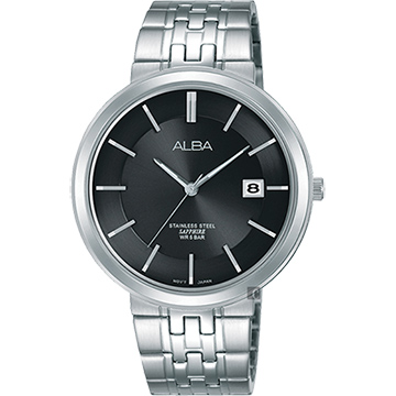 ALBA 雅柏 都會時尚手錶-黑/40mm VJ42-X224N(AS9D81X1)