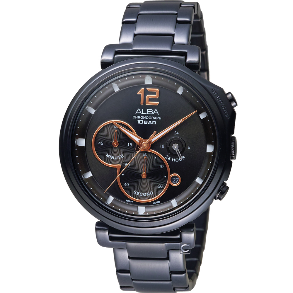 VD53-X302SD ALBA雅柏休閒生活風格腕錶 AT3E05X1