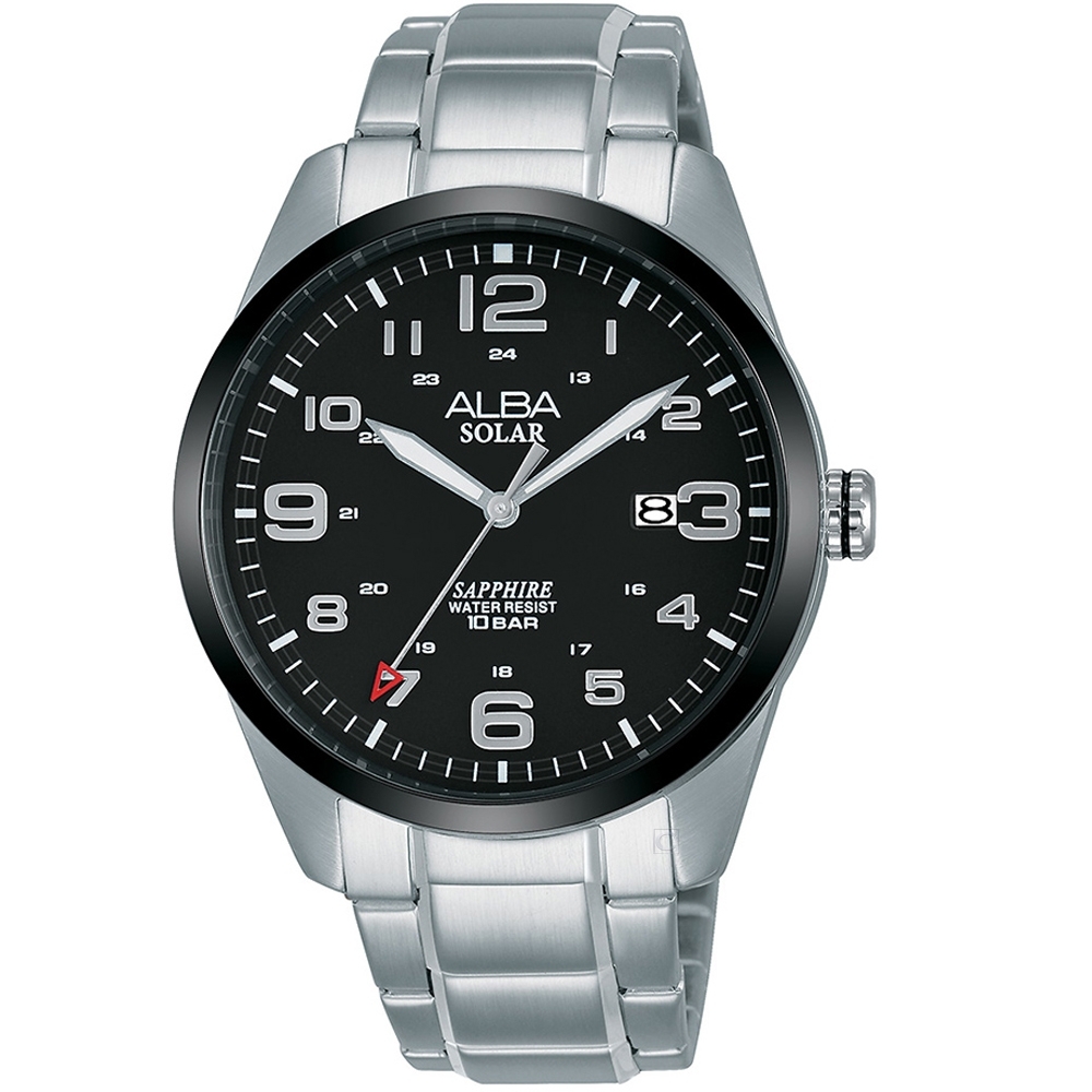 ALBA雅柏經典太陽能時尚手錶 AS32-X018D AX3005X1 黑