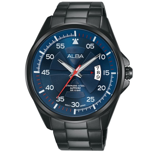 【ALBA】雅柏 ACTIVE系列 運動潮流手錶-44mm/藍(VJ42-X268B/AS9H39X1)