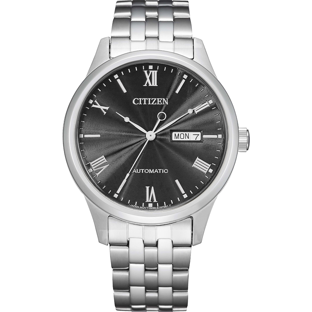 CITIZEN 星辰Mechanical簡約質感機械腕錶NH7501-85H