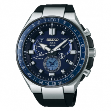SEIKO ASTRON 雙時區GPS衛星定位太陽能腕錶/廣告款/8X53-0BB0B