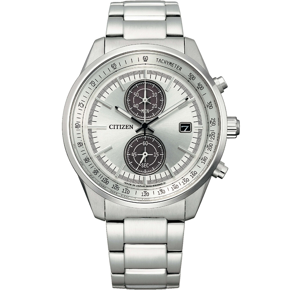 CITIZEN 紳士品格光動能計時腕錶CA7030-97A