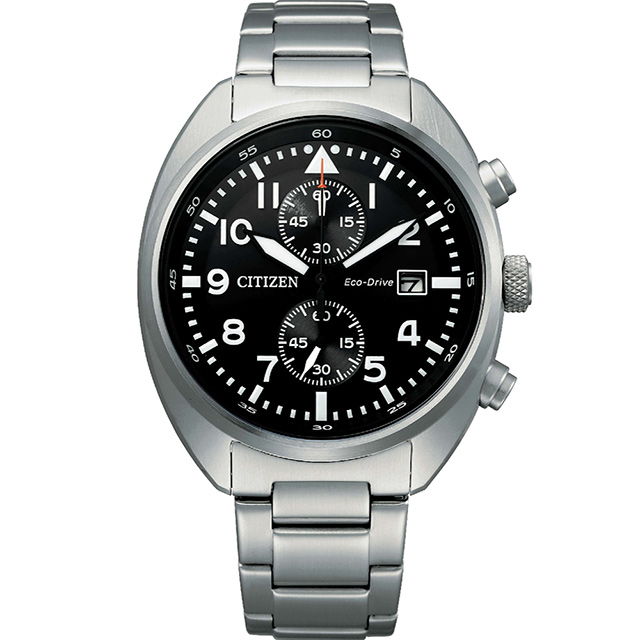 CITIZEN Eco-Drive 飛行員系列計時腕錶(CA7040-85E)