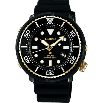 SEIKO 精工 Prospex SCUBA 鮪魚罐頭太陽能限量腕錶 V147-0BB0SD(SBDN028J)