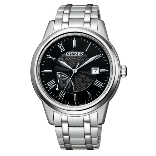 CITIZEN GENTS羅馬時尚光動能腕錶AW7001-98E
