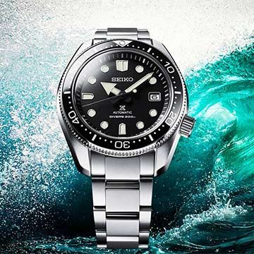 SEIKO 精工PROSPEX 200米潛水機械錶-黑x銀/44mm 6R15-04G0D(SPB077J1)