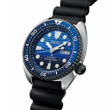 SEIKO 精工 PROSPEX SCUBA 愛海洋藍鯨機械錶-45mm 4R36-05H0A(SRPC91J1)
