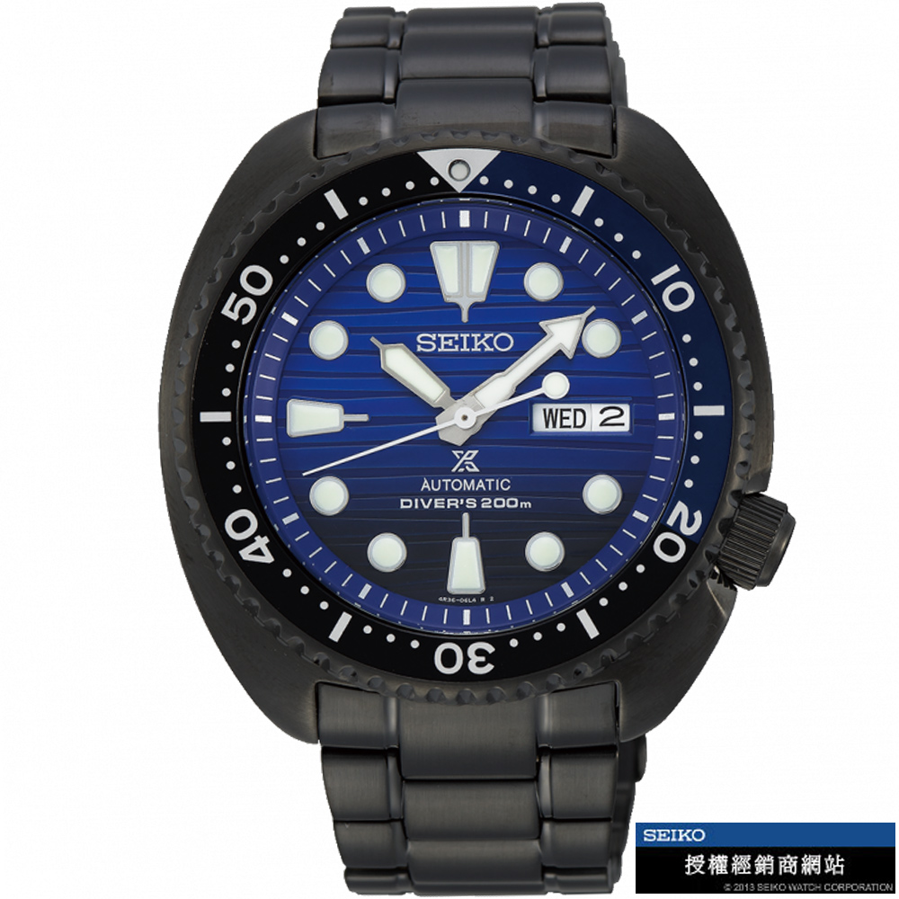 SEIKO精工PROSPEX DIVER SCUBA潛水機械錶 4R36-05H0SD SRPD11J1 黑鋼