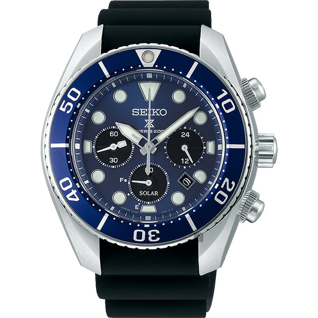 SEIKO Prospex 新SUMO太陽能計時手錶 V192-0AD0B(SSC759J1)