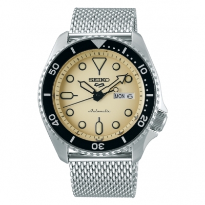 SEIKO 5 sport運動潮流機械腕錶/米蘭帶4R36-07G0Y(SRPD67K1)