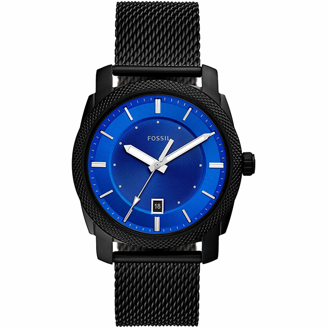 FOSSIL Machine 藍調時尚手錶-42mm FS5694