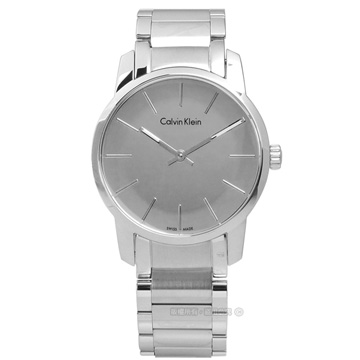 CK / K2G23148 / 都會女士鏡面不鏽鋼手錶 銀色 31mm