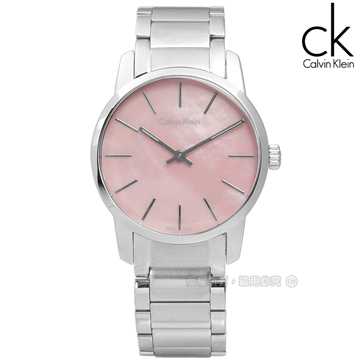 CK / K2G2314E / 都會女伶不鏽鋼手錶 粉色 31mm