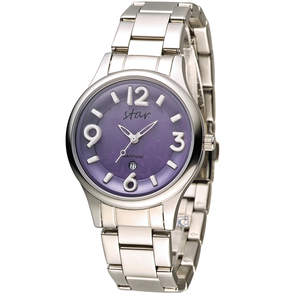 STAR 時代 甜蜜糖果系俏皮腕錶 9T1601-161S-V 紫
