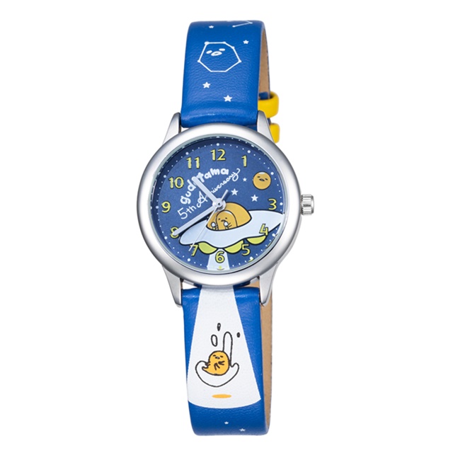 【HELLO KITTY】蛋黃哥 五週年紀念手錶 (藍 KT071LWNN)