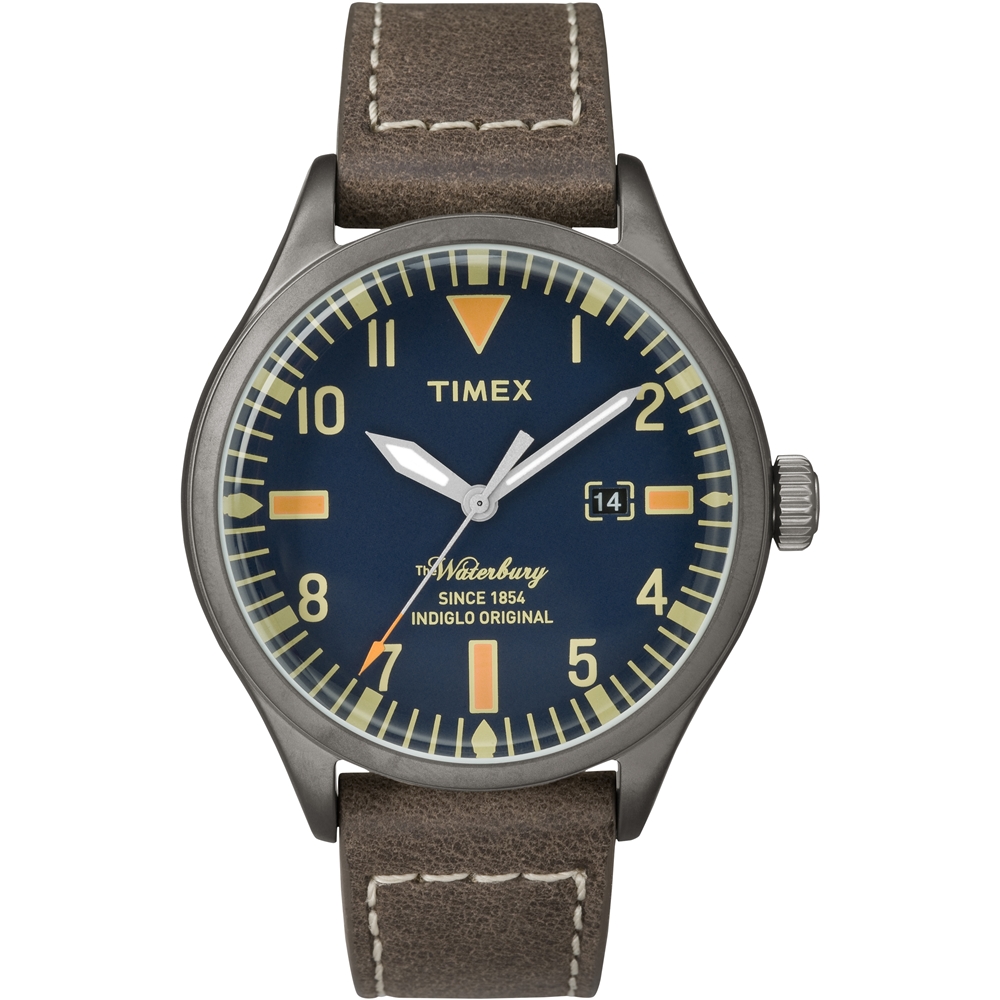 【TIMEX】天美時Waterbury系列 潮流腕錶 (褐色 TXT2P83800)