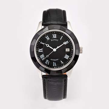 FLUNGO佛朗明哥羅馬典藏機械腕錶(黑)