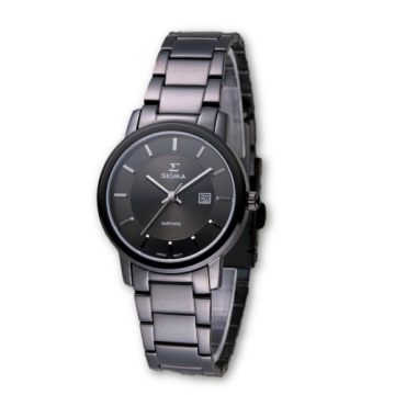 SIGMA 簡約風格藍寶石鏡面時尚腕錶/小碼/30mm/1122LB01