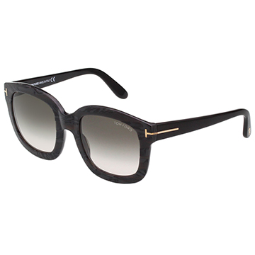TOM FORD 大方框 太陽眼鏡- (灰+黑色)-TOM279