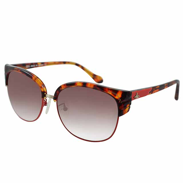 Vivienne Westwood Anglomania 羽翼造型撞色太陽眼鏡(琥珀) AN756C02