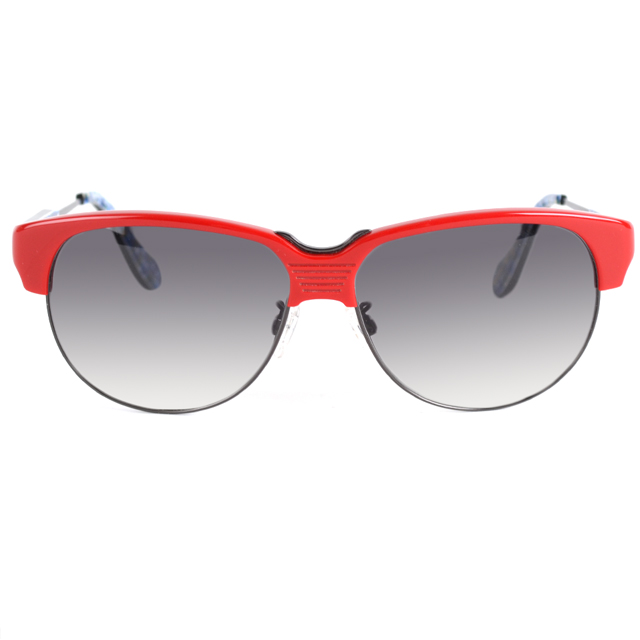 【Vivienne Westwood】英國精品個性上框率性太陽眼鏡 (紅) VW811-04