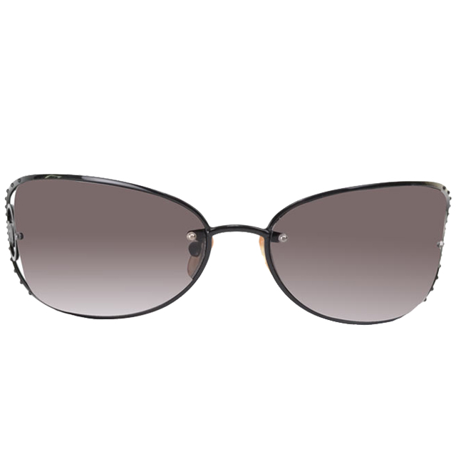 【Vivienne Westwood】摩登復古圓點款太陽眼鏡(黑) VW519-02