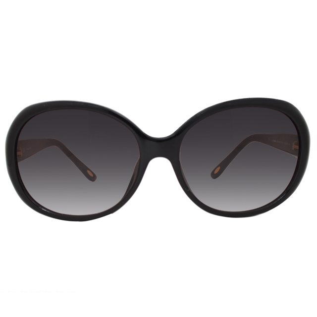 LOEWE 羅威經典必備大框款太陽眼鏡(黑/金 SLW741G-0700)