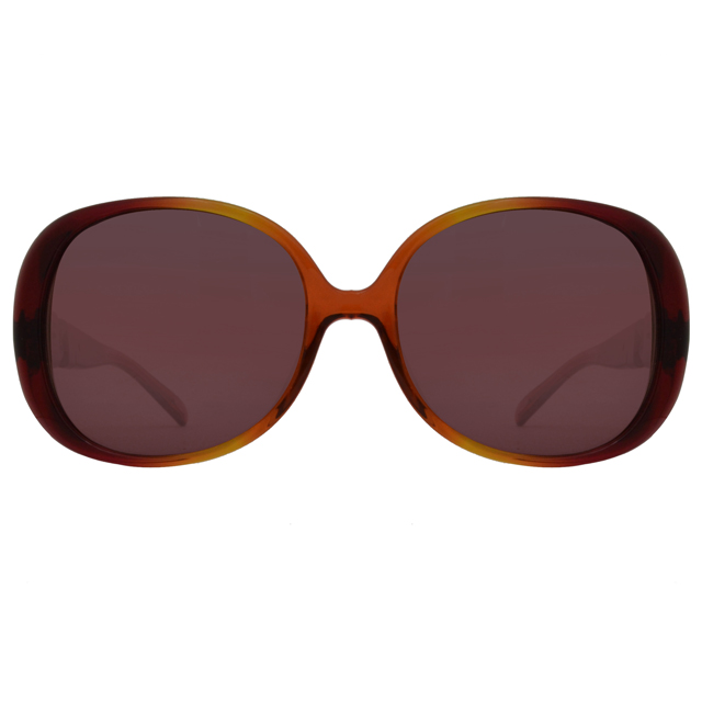 LOEWE 羅威經典雙環鏈鎖造型款太陽眼鏡(紅/橘 SLW848-07NH)