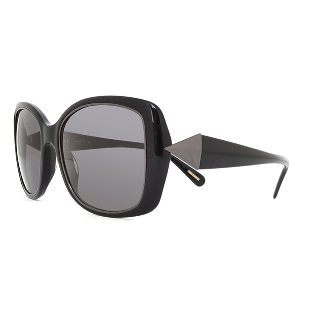 GIVENCHY 法國魅力紀梵希個性大框小臉款太陽眼鏡(黑) GISGV829-700X