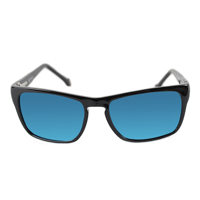 【POLICE】義大利 霧面簡約造型太陽眼鏡(藍)POS1810-Z42P