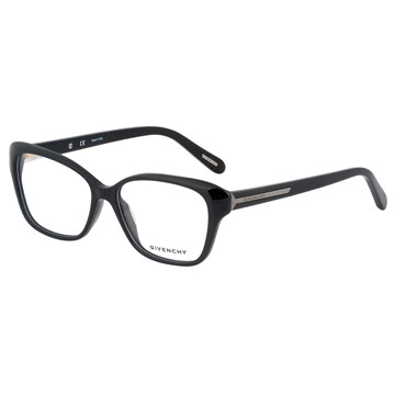 GIVENCHY 法國魅力紀梵希都會玩酷系列平光眼鏡(黑) GIVGV8590700