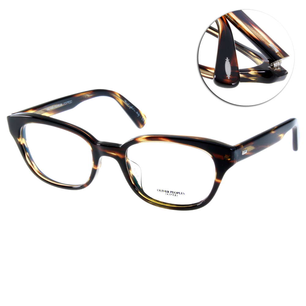 OLIVER PEOPLES眼鏡 完美工藝經典(琥珀) #MICHAELA 1003
