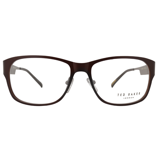 TED BAKER 倫敦玩酷金屬風格造型眼鏡 (咖啡) TB4189-186