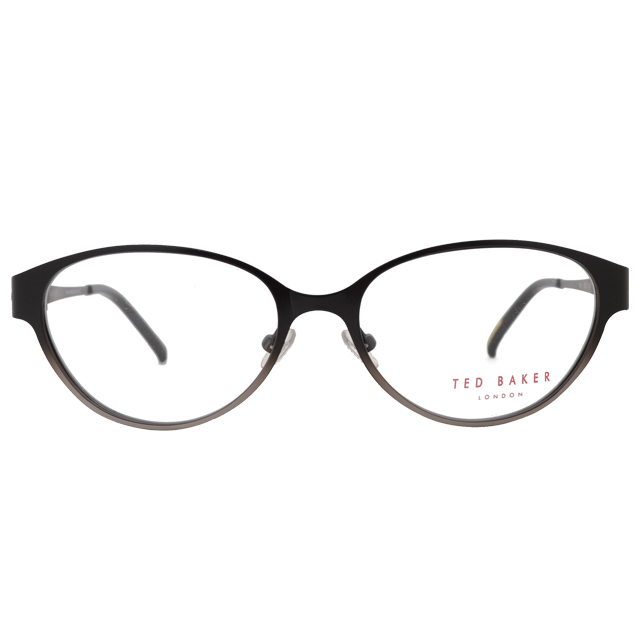 Ted Baker 英倫金屬流水紋啞光漸層色光學眼鏡(黑) TB2193-001