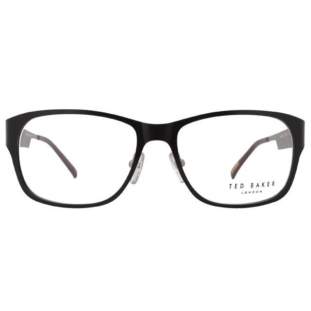 TED BAKER 倫敦玩酷金屬風格造型眼鏡 (黑/銀) TB4189-001