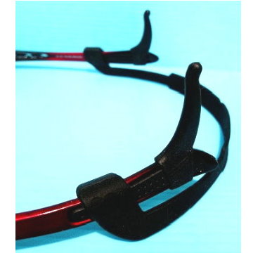 (眼鏡族運動專用眼鏡防滑組合包)矽膠眼鏡繩帶運動專用+軟矽膠眼鏡防滑耳套 完善防止眼鏡掉落(2組入)